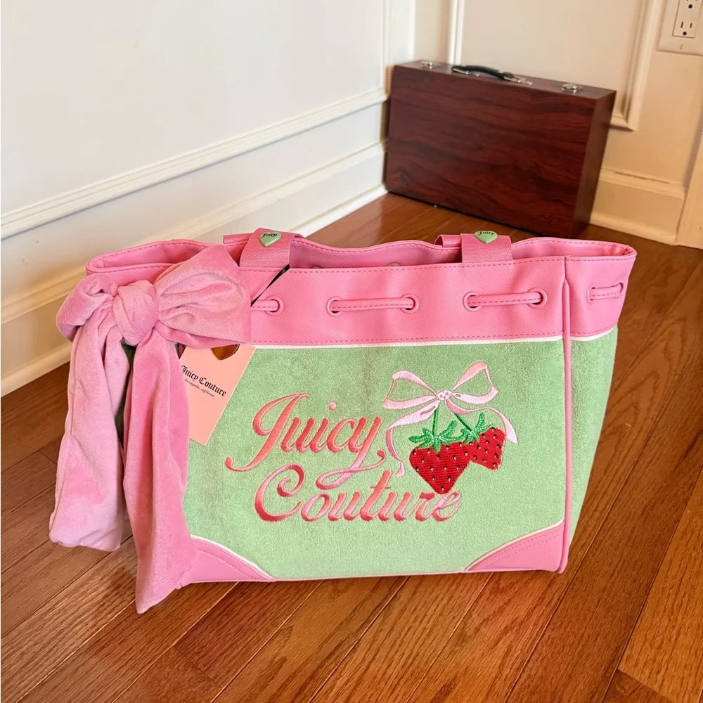 Juicy Couture Pink and Green Women's Bag Daydreamer - Picture 4 of 4